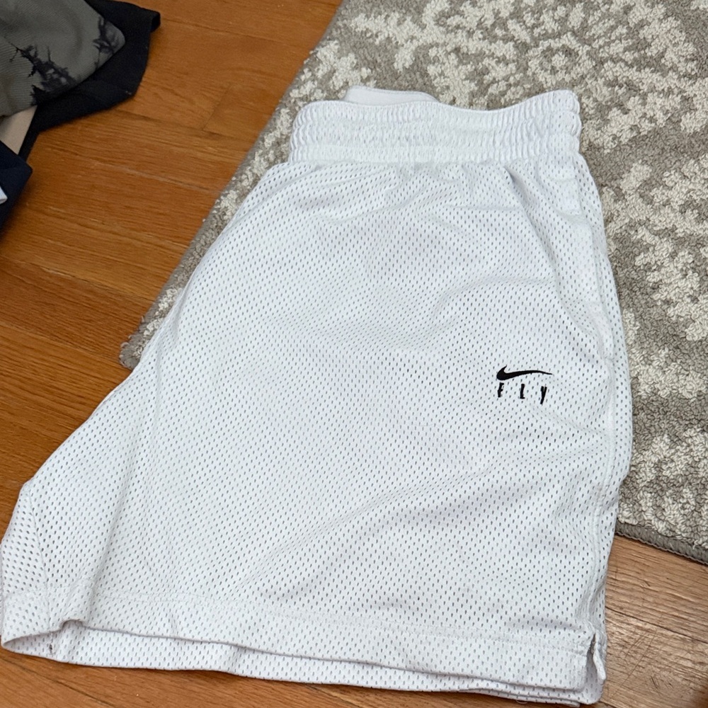 Nike Women’s Fly White Mesh Shorts